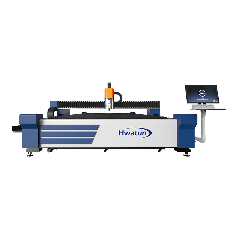 Tek masalı fiber optik lazer kesme makinesi